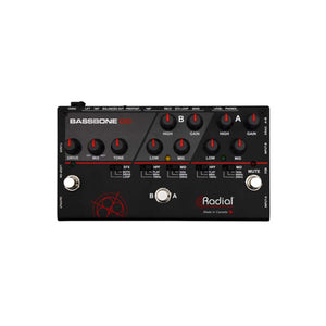 Radial Engineering Bassbone OD Bass preamp, 2 ch w/overdrive, FX loop, built-in DI & headphone amp