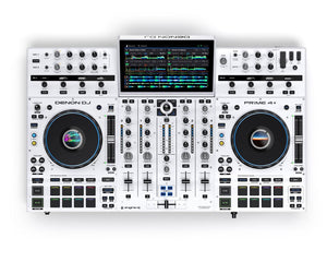 Denon Prime 4+: 4-CH Standalone DJ System with 10" Screen - White (DISPLAY STOCK)