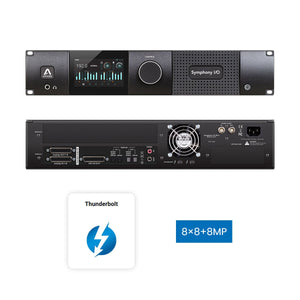 Apogee Symphony MKII Thunderbolt Chassis 8×8 Analog I/O + 8 Mic Pre + AES/Optical I/O