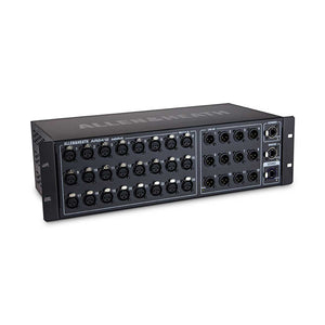 Allen & Heath AR2412 is a 48kHz, 24 XLR input, 12 XLR output AudioRack
