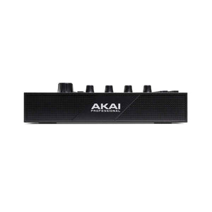 Black electronic device with 'Akai Professional' branding on a white background