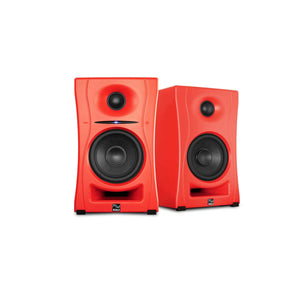 Kali Audio 2-Way Studio Monitors 4"+1". Bluetooth Onboard - RED (Pair)