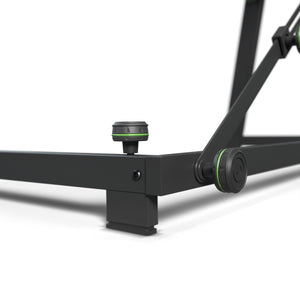 Gravity GFDJT01 DJ Desk with Adjustable Loudspeaker and Laptop Trays