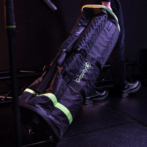 Gravity GTBGMS6B Touring Transport Bag for 6 Mic Stands on Wheels