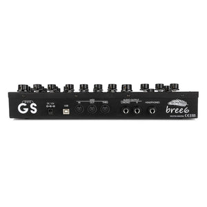 GS Music Bree6 Analog Polyphonic Synthesizer - Black