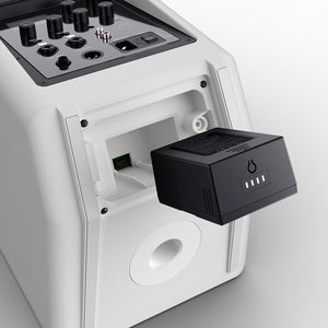 LD Systems ANNY8BPHB6W White 8" 160W PA With 1 x Headset & Bodypack (655 - 679 MHz)