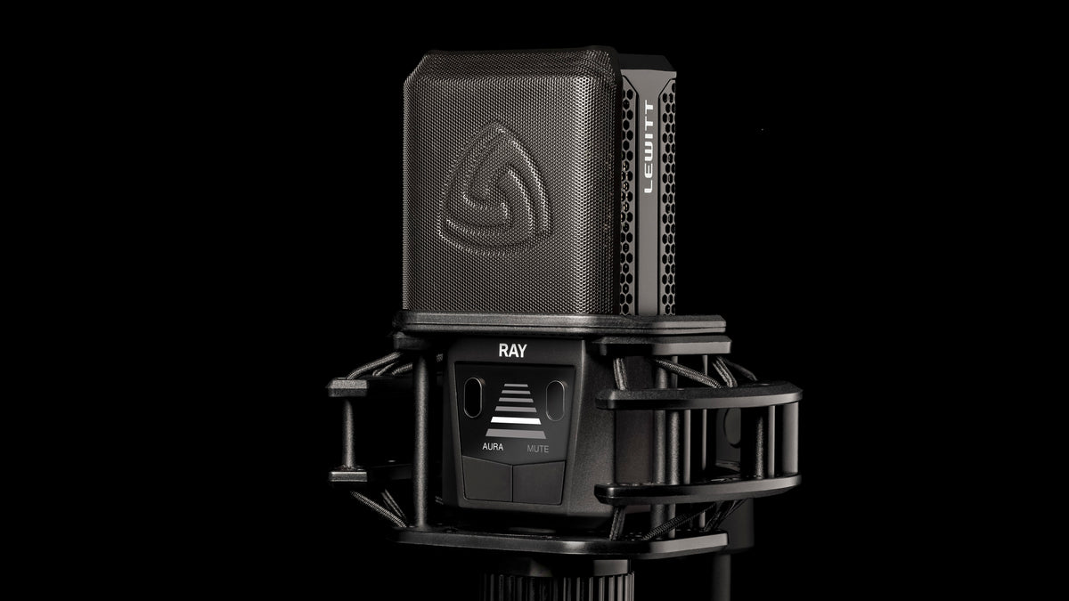 Lewitt Ray Studio Condenser Mic with Sensor-Based Aura Technology (Display Stock)