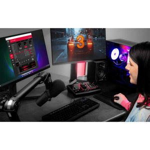 M-Game Solo USB Streaming/Mixer Interface with LED Lighting , Voice Effects & Sampler