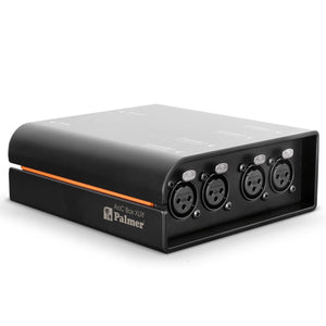 Palmer PAOCBXLRF AoC BOX XLRf - Audio over CAT 5 box from Ethercon to 4 XLR FEMALE