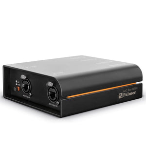 Palmer PAOCBXLRM AoC BOX XLRm - Audio over Cat5 Box from Ethercon to 4 XLR MALE