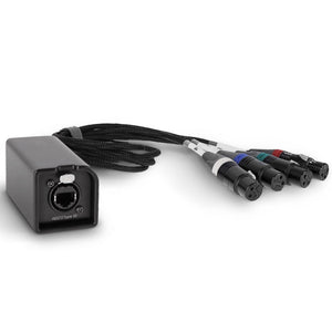 Palmer PAOCLXLRF AoC LOOM XLRf - Audio Over CAT Loom from etherCON to 4 XLR FEMALE