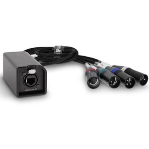 Palmer PAOCLXLRM AoC LOOM XLRm - Audio over CAT Loom from etherCON TO 4 XLR Male