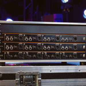 Palmer 19" 4 CH Passive DI Rack with AoC (AUDIO OVER CAT)