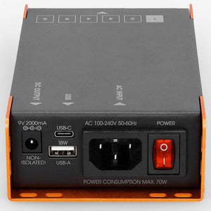 Palmer PWT 06 IEC Universal Pedalboard Power Supply with USB
