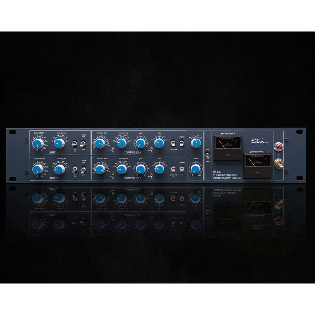 Stam Audio SA 609 + Stereo Diode Bridge Compressor with 4 revisions