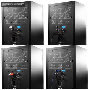 Kali Audio MM-6, Active Multimedia (Single) Speaker. 6.5" Woofer with 1" Soft Dome Tweeter w/Remote