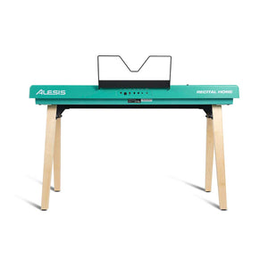 Alesis Recital Home 88-Key Contemporary Digital Piano with Wood Stand Turqoise