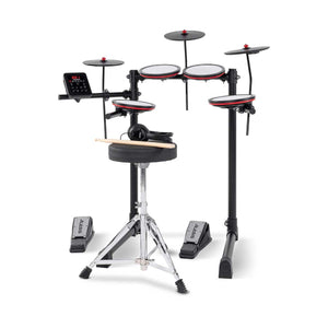 Alesis TURBOMAX All-In-One 7-Piece E Drum Set with Mesh Heads & Bluetooth
