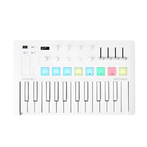 Arturia MiniLab 3 Alpine White Midi Controller