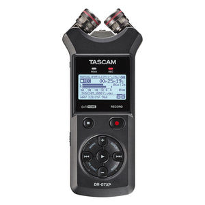 TASCAM DR-07XP 2-Channel 32-Bit Float Handheld Recorder with Adjustable Mics