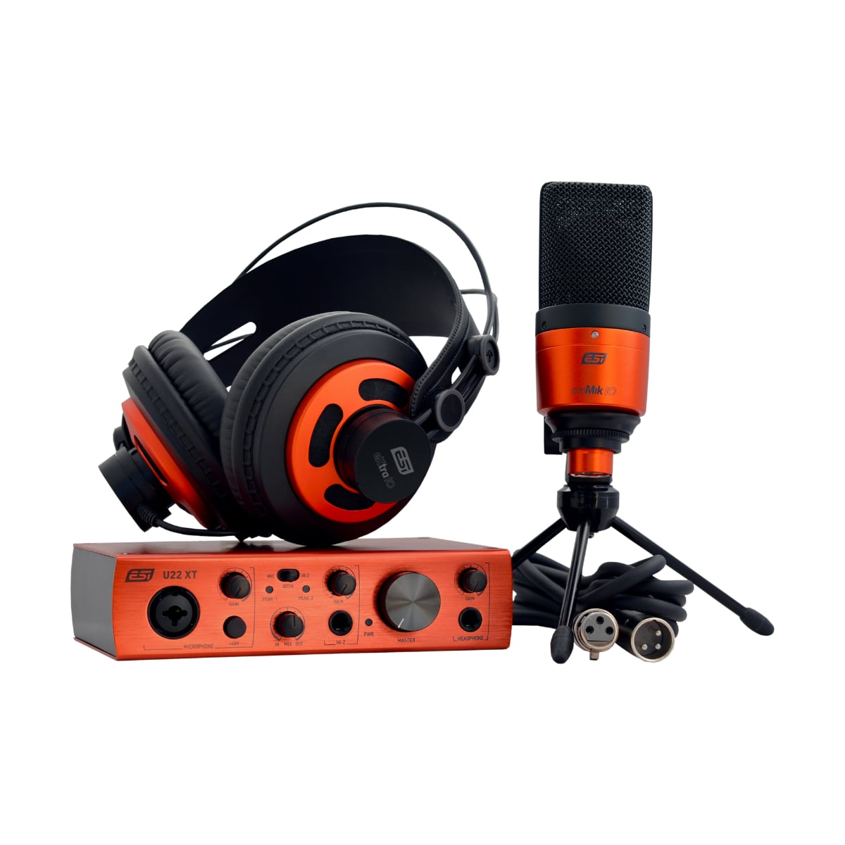 ESI U22 XT cosMik Set Professional Studio Recording Bundle
