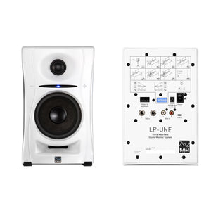 Kali Audio LP-UNF White 2-Way Studio Monitors 4"+1". Bluetooth Onboard PAIR