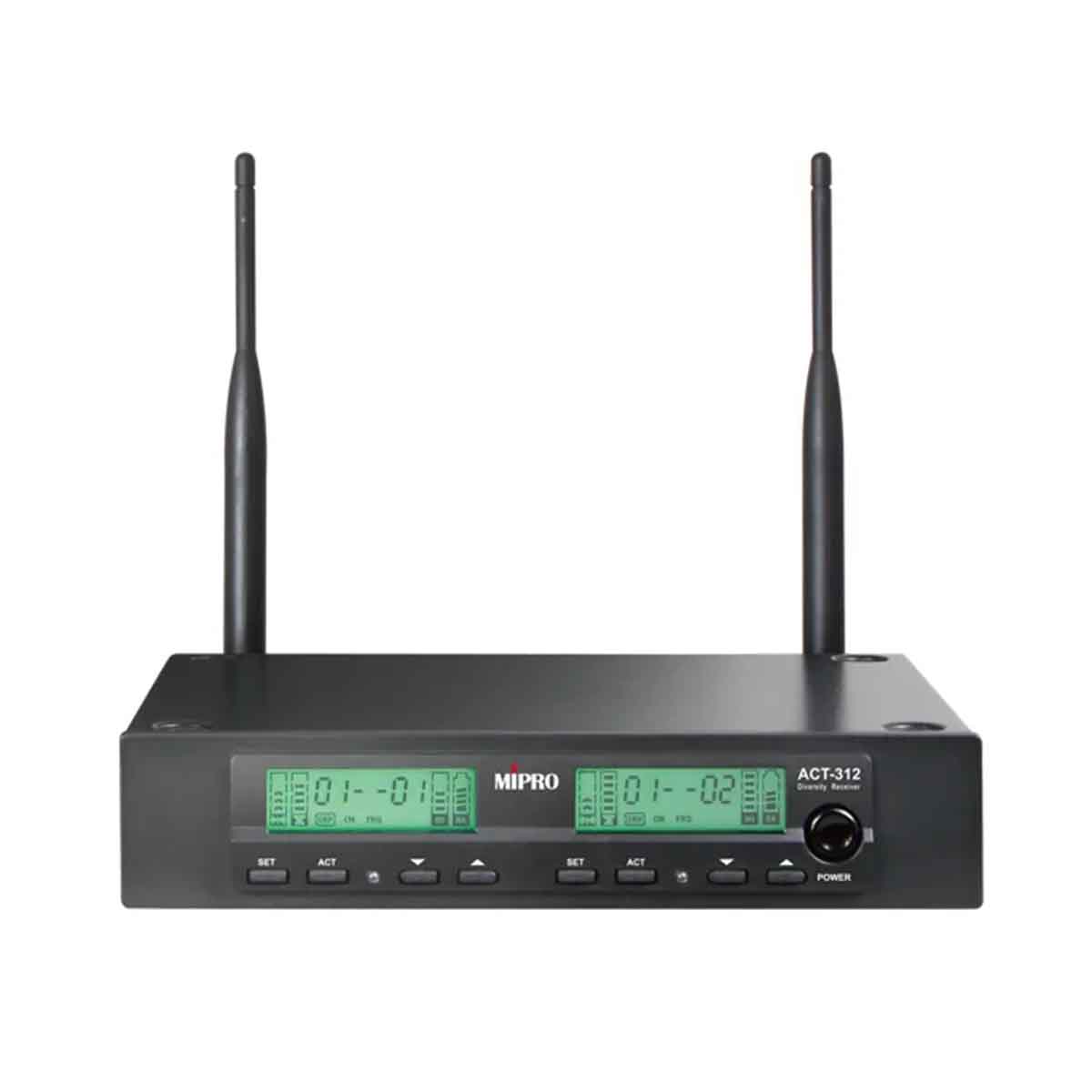 Mipro ACT-312 UHF Analog Dual-Channel Receiver
