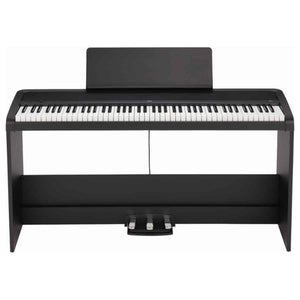 Korg B2+ 88 Note Weighted Digital Piano with Stand Pack (Black)