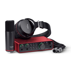 Focusrite Scarlett 2i2 Studio (4th Gen) Recording Package