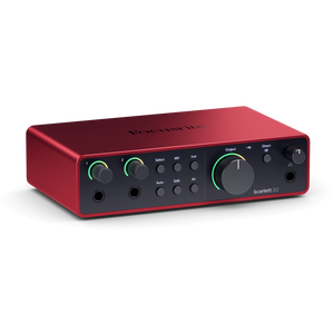 Focusrite Scarlett 2i2 (4th Gen) USB Audio Interface