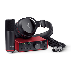 Focusrite Scarlett Solo Studio( 4th Gen) Recording Package