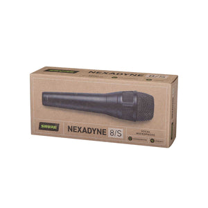Shure Nexadyne 8S Dynamic Vocal Microphone Supercardioid XLR; Black