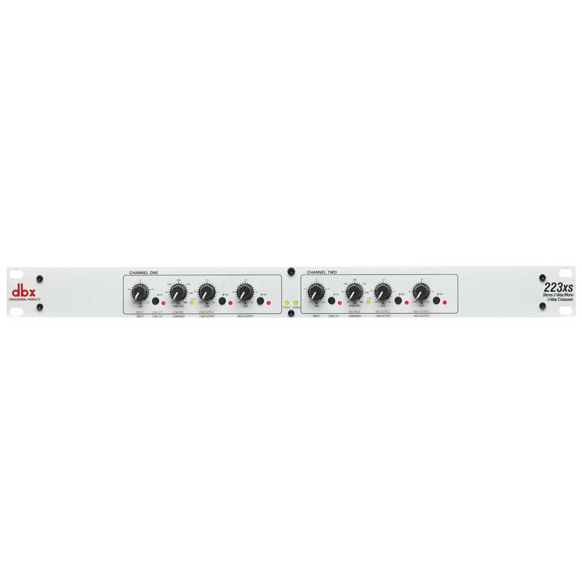 DBX 223XS Stereo 2-Way/Mono 3-Way Crossover with XLR Connectors