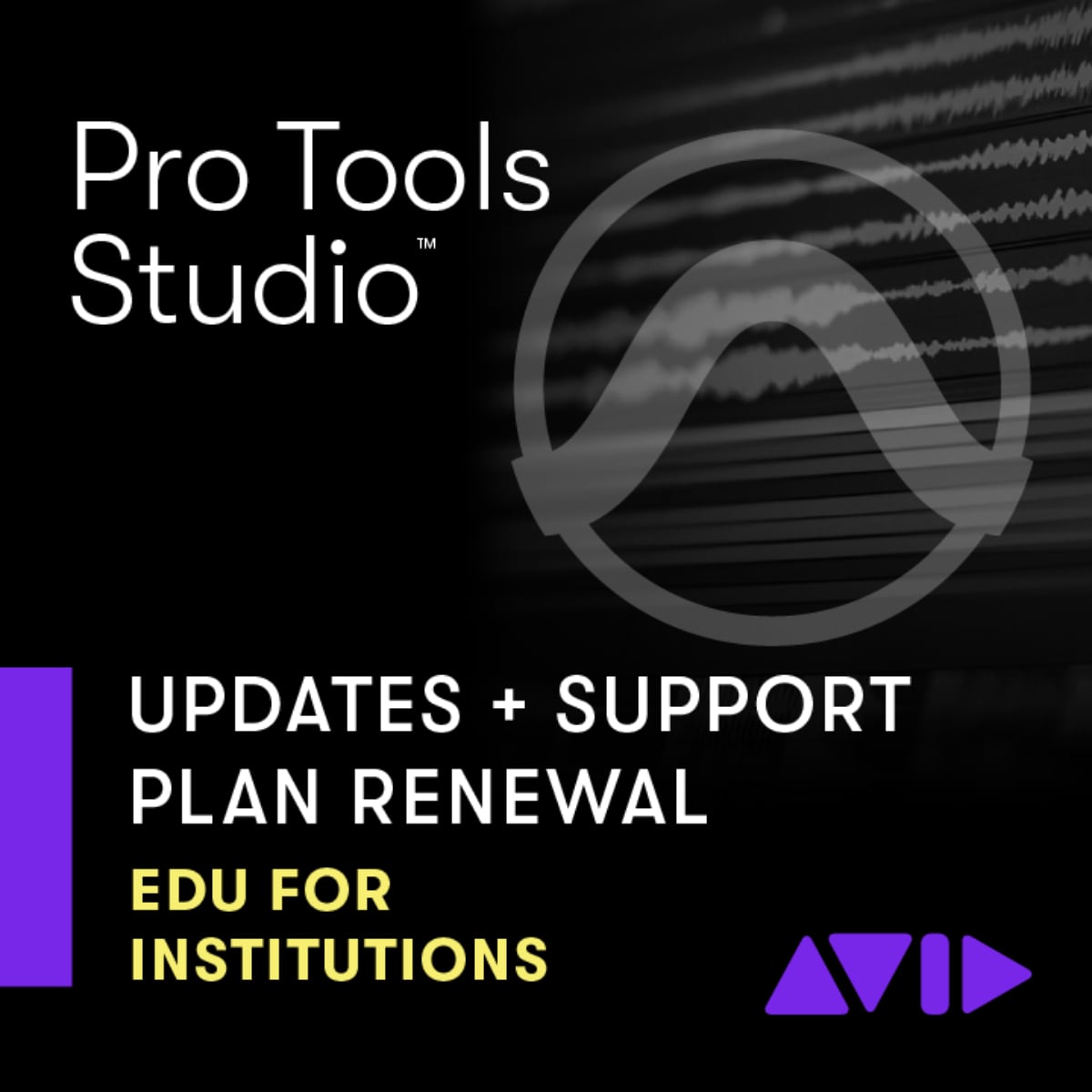 Pro Tools Studio Perpetual Annual Updates + Support Renewal EDU Institution