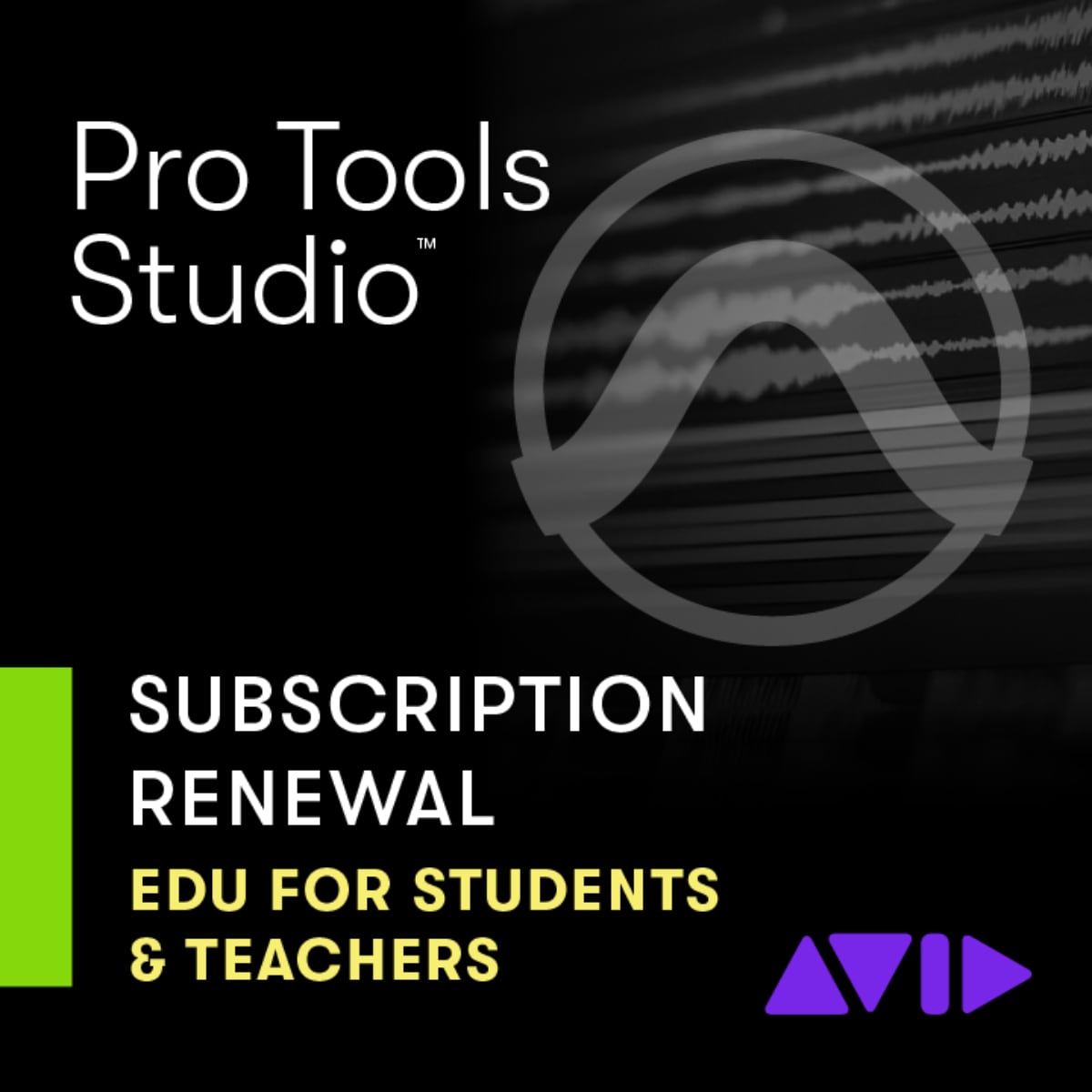 Pro Tools Studio Subscription EDU Students & Teachers Renewal