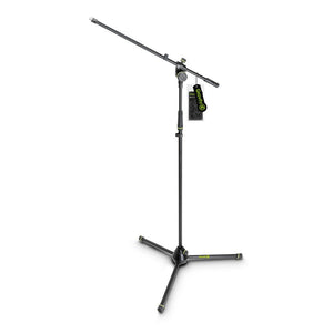 Gravity MS4321B Microphone Stand W/ Folding Tripod Base & 2 Point Adj Boom