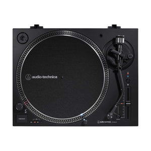 Audio-Technica LP-120xBT-USB Fully Manual Bluetooth Turntable with Bluetooth (Black)