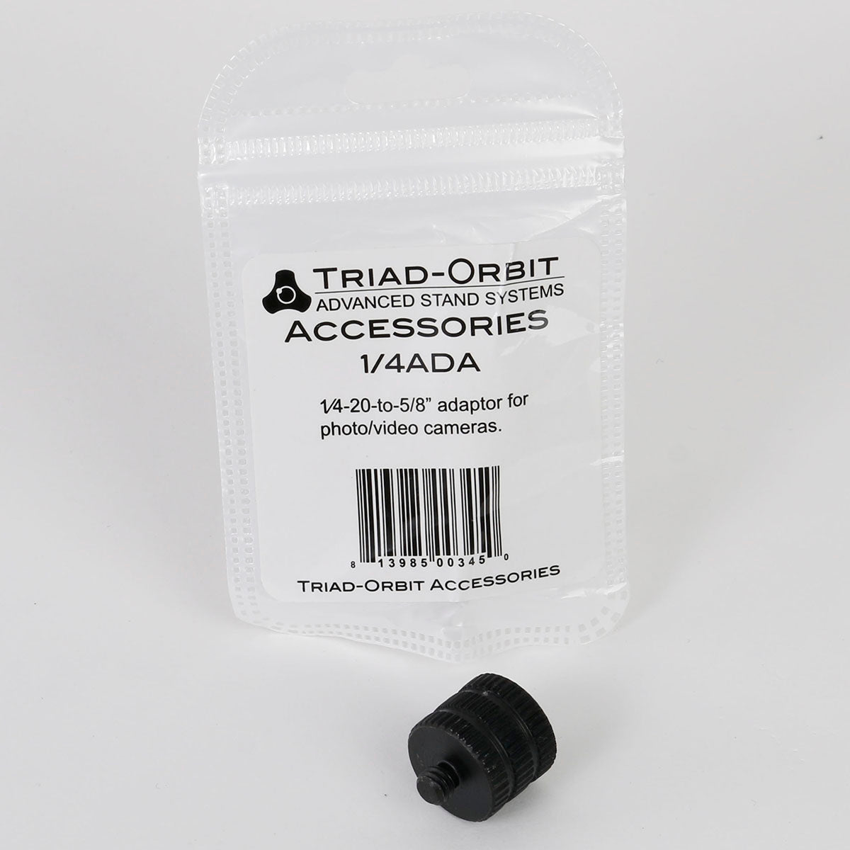 Triad-Orbit 1/4ADA 5/8" Female to 1/4" Male Camera Adaptor