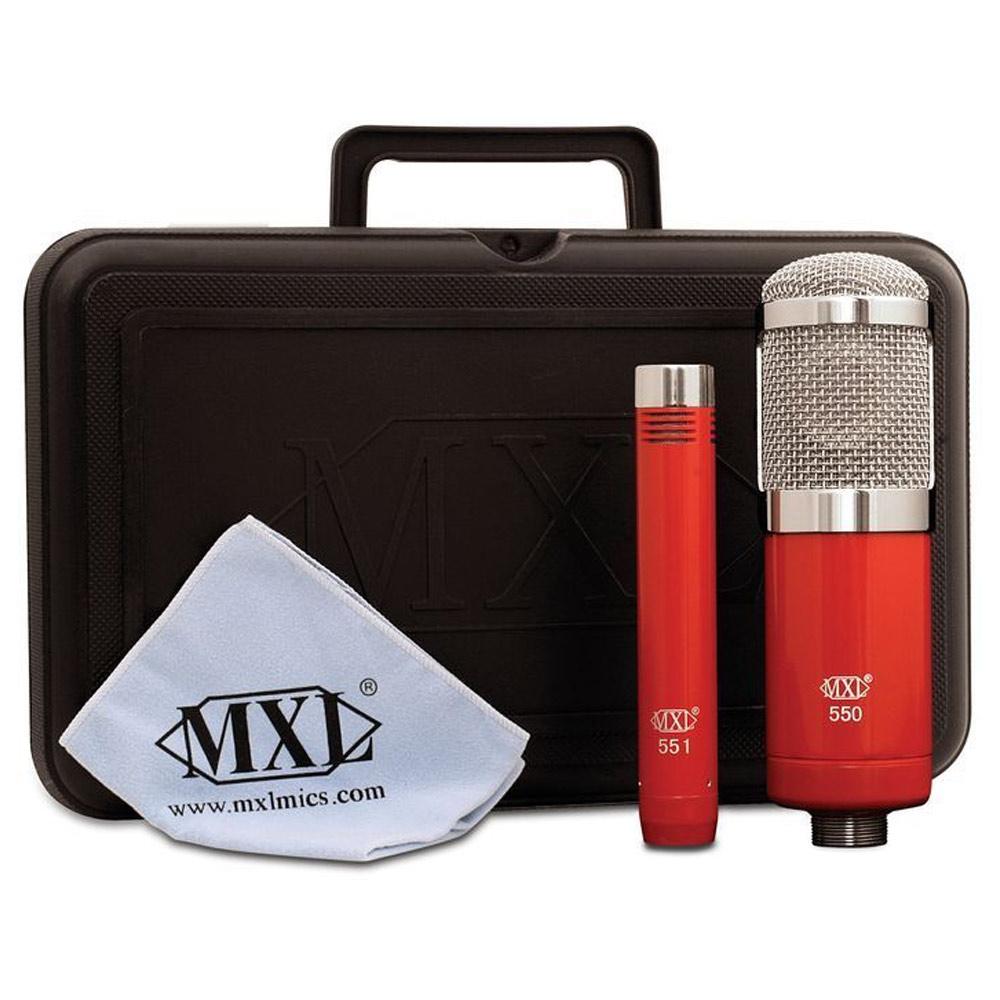 MXL 550/551 Studio Condenser Microphone Recording Bundle