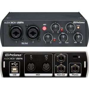 PreSonus 2x2 USB 96k Recording Interface Black 25th anniversary Edition