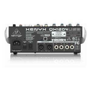 Behringer XENYX QX1204USB 12-Input 2/2-Bus Mixer with build-in FX