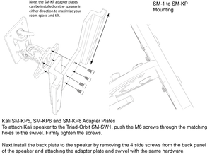 Triad-Orbit SM-KP6 Kali LP-6 Adapter Plate