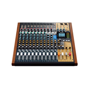 Tascam Model 16 all-in-one analog mixer, multi-track digital recorder and audio interface