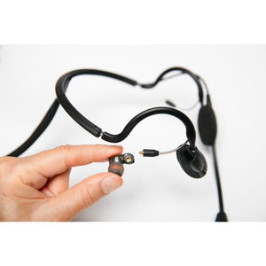Point Source Audio Audio Headset w/Condenser Mic earbud disconnect