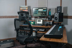 Wavebone Hover 1400 Height Adjustable Keyboard Trolley