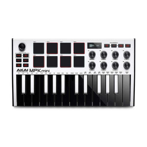AKAI MPK Mini MK3 Midi Controller Keyboard - White