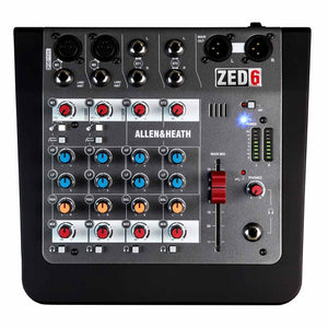 Analog Mixers - Allen & Heath ZED-6 Compact 6 Input Analogue Mixer