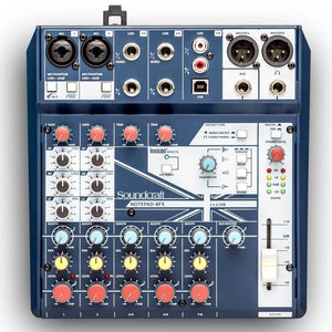 Analog Mixers - Soundcraft Notepad-8FX Small-format Analog Mixer