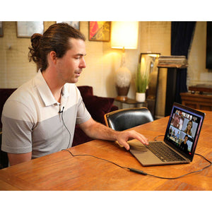 Apogee ClipMic Digital 2 Premium lavalier microphone for iPhone, iPad, macOS, and Windows