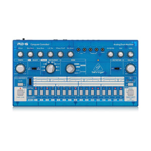 Behringer RD-6-BB Analog Drum Machine (Blue)
